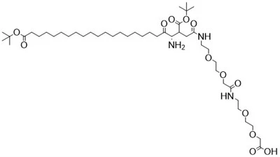 C 20- otbu-glu (otbu) -aeea-aeea-oh