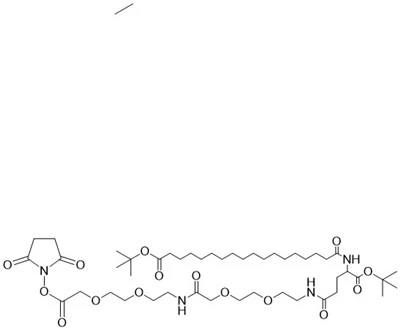 tBuO-Ste-Glu(OtBu)-AEEA-AEEA-OSU CAS 1118767-15-9